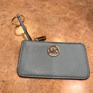 Michael Kors Leather Card Case Mini Key Pouch